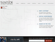 Tablet Screenshot of braesidecustom.com